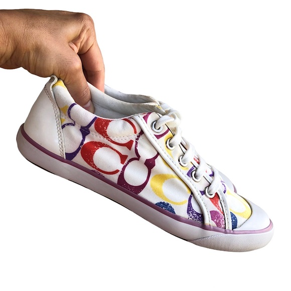 coach scribble sneakers